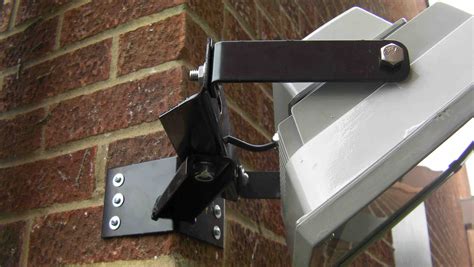 metal bracket for hanging lights|wall mounted flood light bracket.